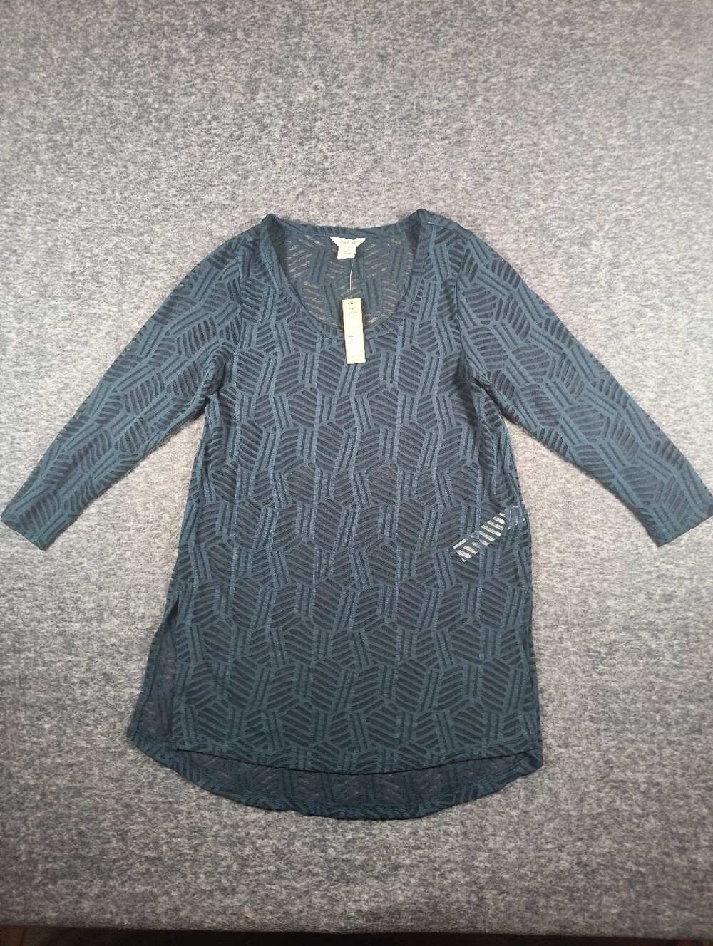 NWT Ariat Nori Tunic, Women's Size Small, Dark Teal - Picture 13 of 16